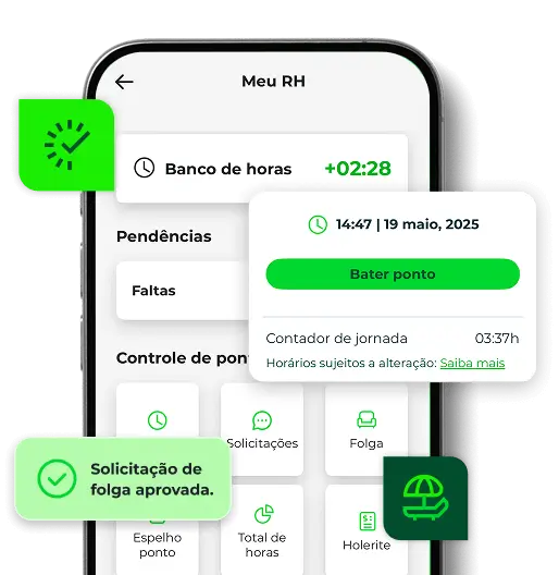mockup de um celular com o superapp vr