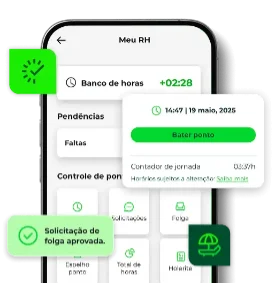 mockup de um celular com o superapp vr